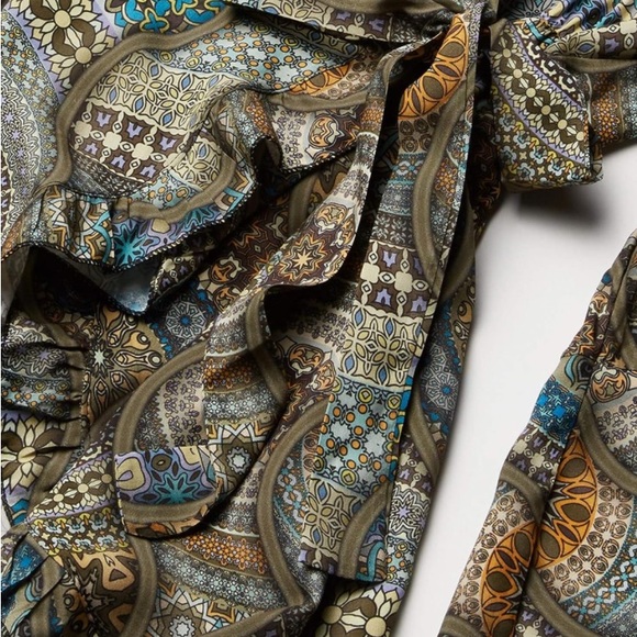 Made in Italy Wrap Tunic Top - Picture 2 of 3